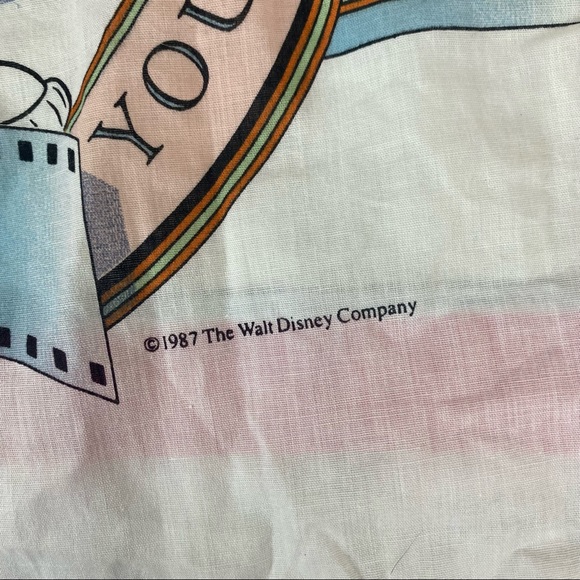 Mickey Mouse Walt Disney 1987 Vintage Bandana - Picture 3 of 7